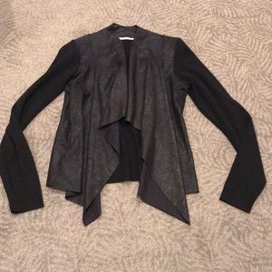 Tahari black sweater jacket
